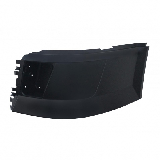 Bumper End With Fog Light Hole (Stud Mount) For 2003-2017 Volvo VNL - Driver - Thumbnail 2