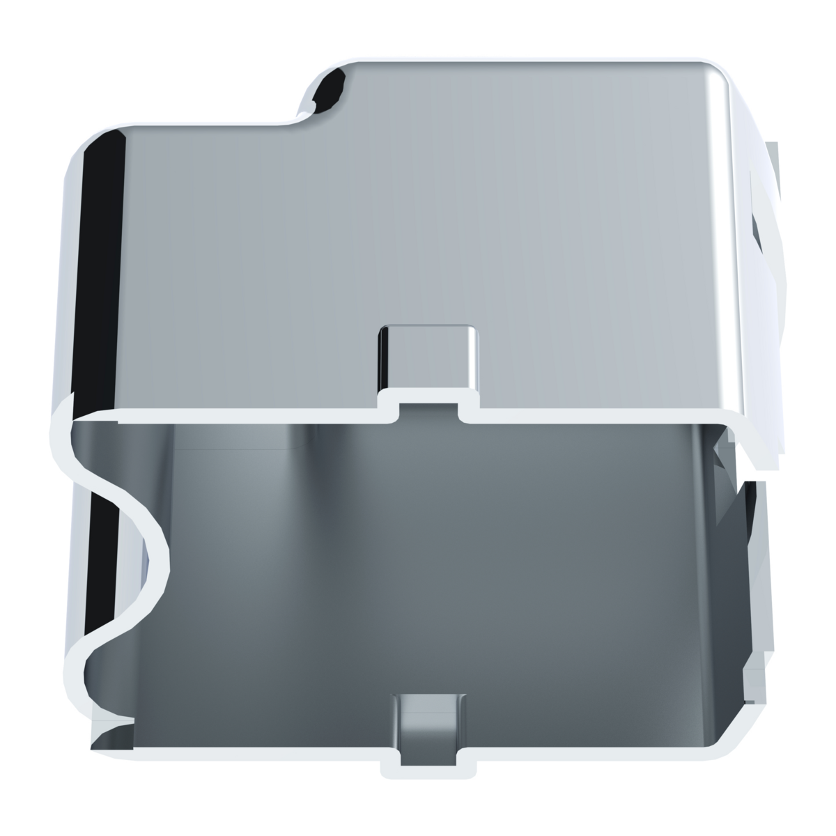 Chrome Plastic Turn Signal Switch Cover For Grote Style Lever - Thumbnail 3