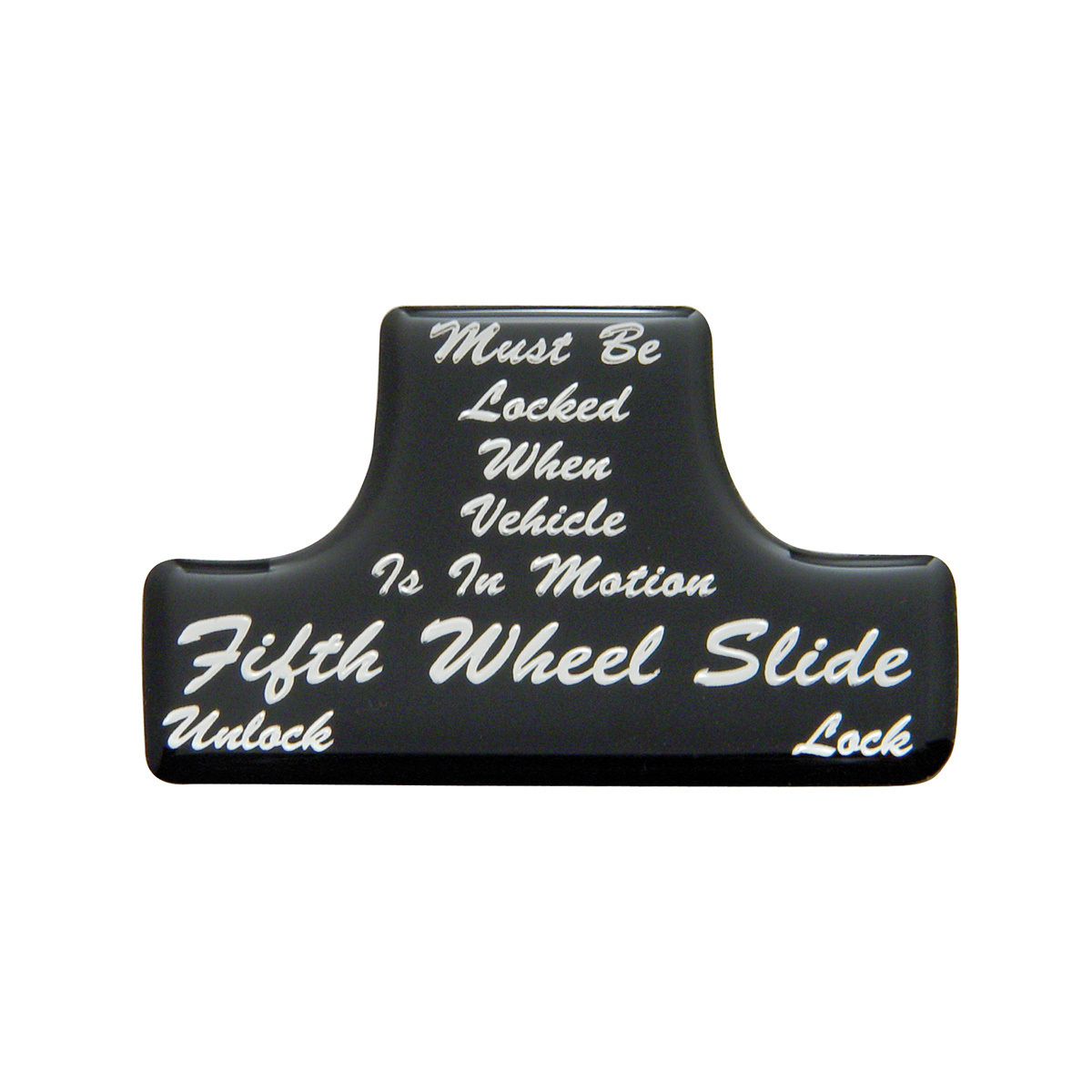 "Fifth Wheel" Switch Guard Sticker Only - Black - Thumbnail 2