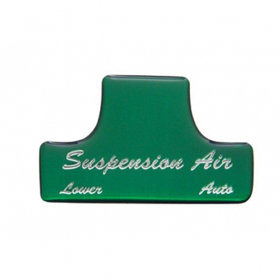"Suspension Air" Switch Guard Sticker Only - Emerald Green