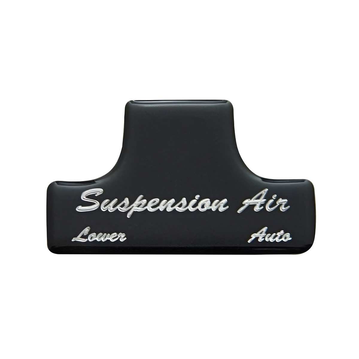 "Suspension Air" Switch Guard Sticker Only - Glossy Black - Thumbnail 2