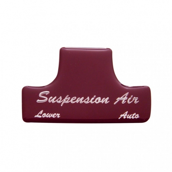 "Suspension Air" Switch Guard Sticker Only - Candy Red