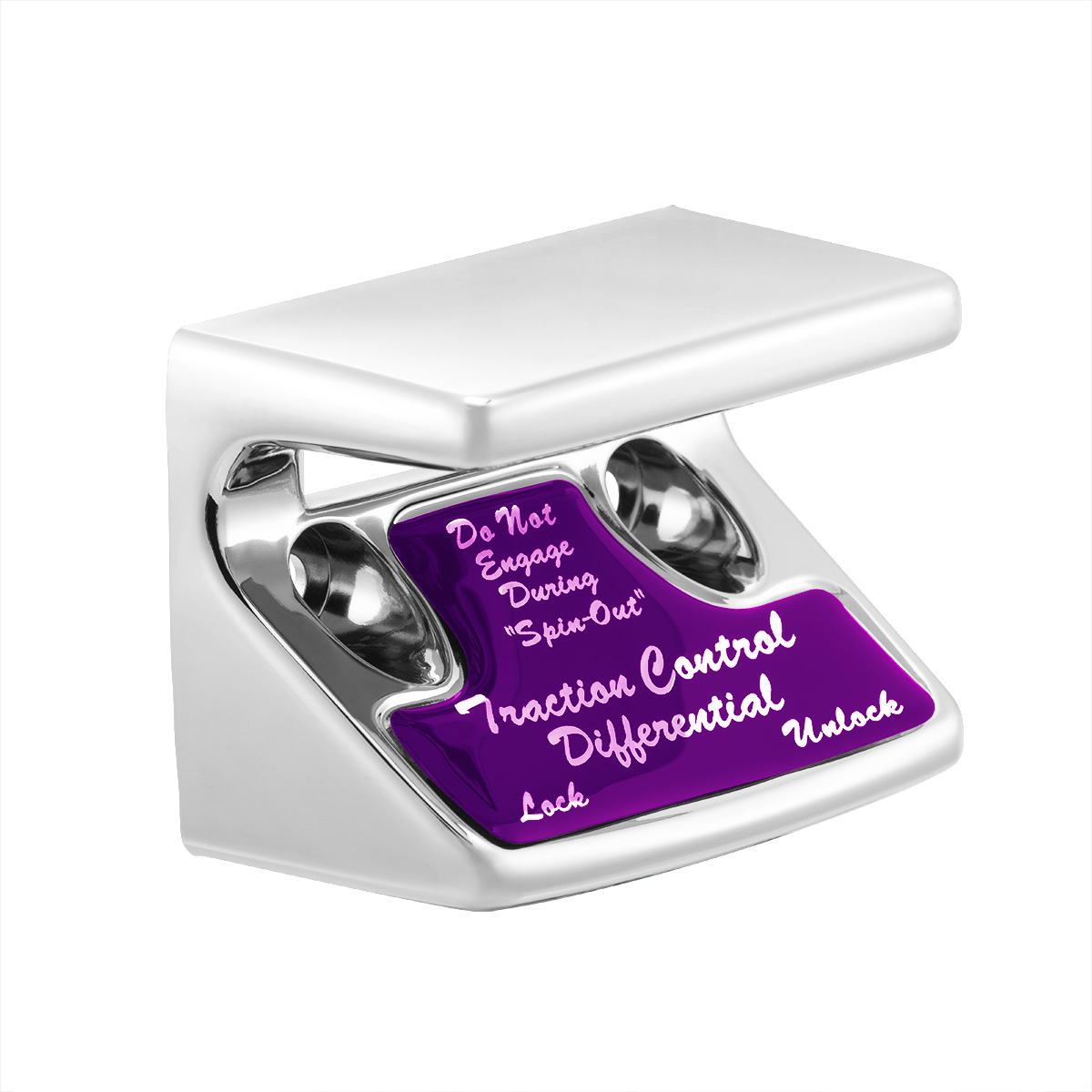 "Traction Control Differential" Switch Guard With Purple Sticker - Thumbnail 3