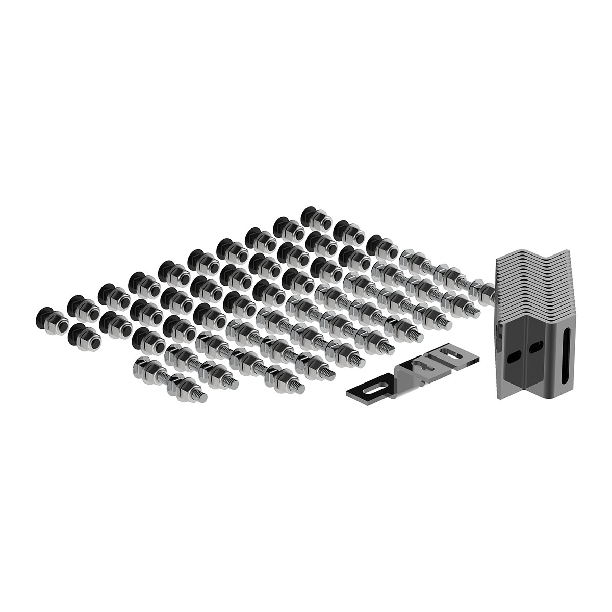 Aluminum Billet Style Grille Insert With Horizontal Bars For Peterbilt 389 - Thumbnail 9