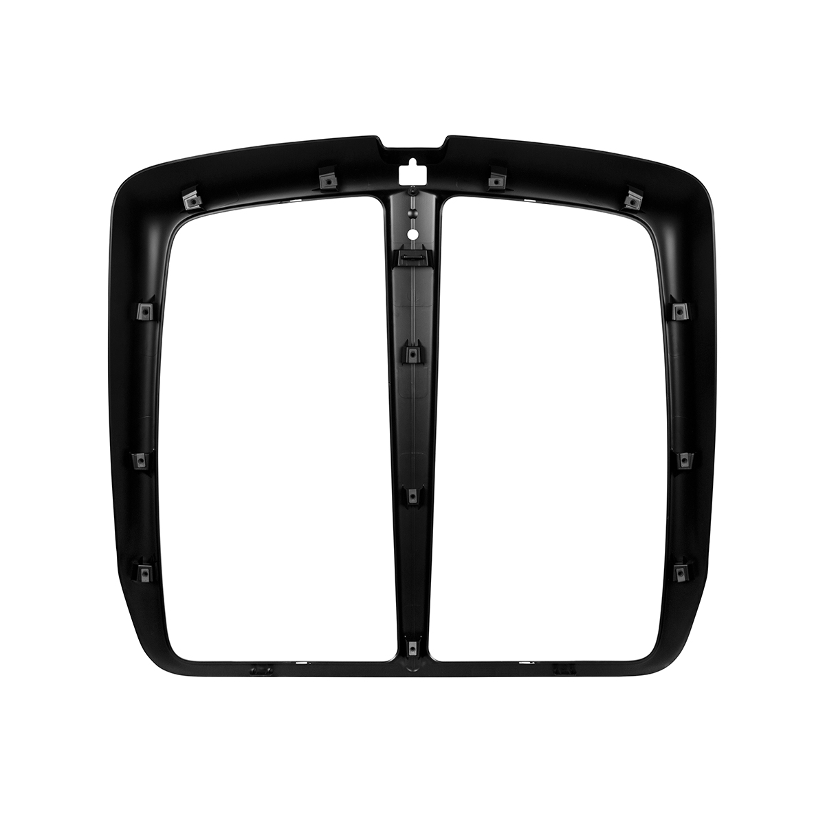 Satin Black Grille Without Bug Screen For 2008-2016 Kenworth T660 - Thumbnail 3