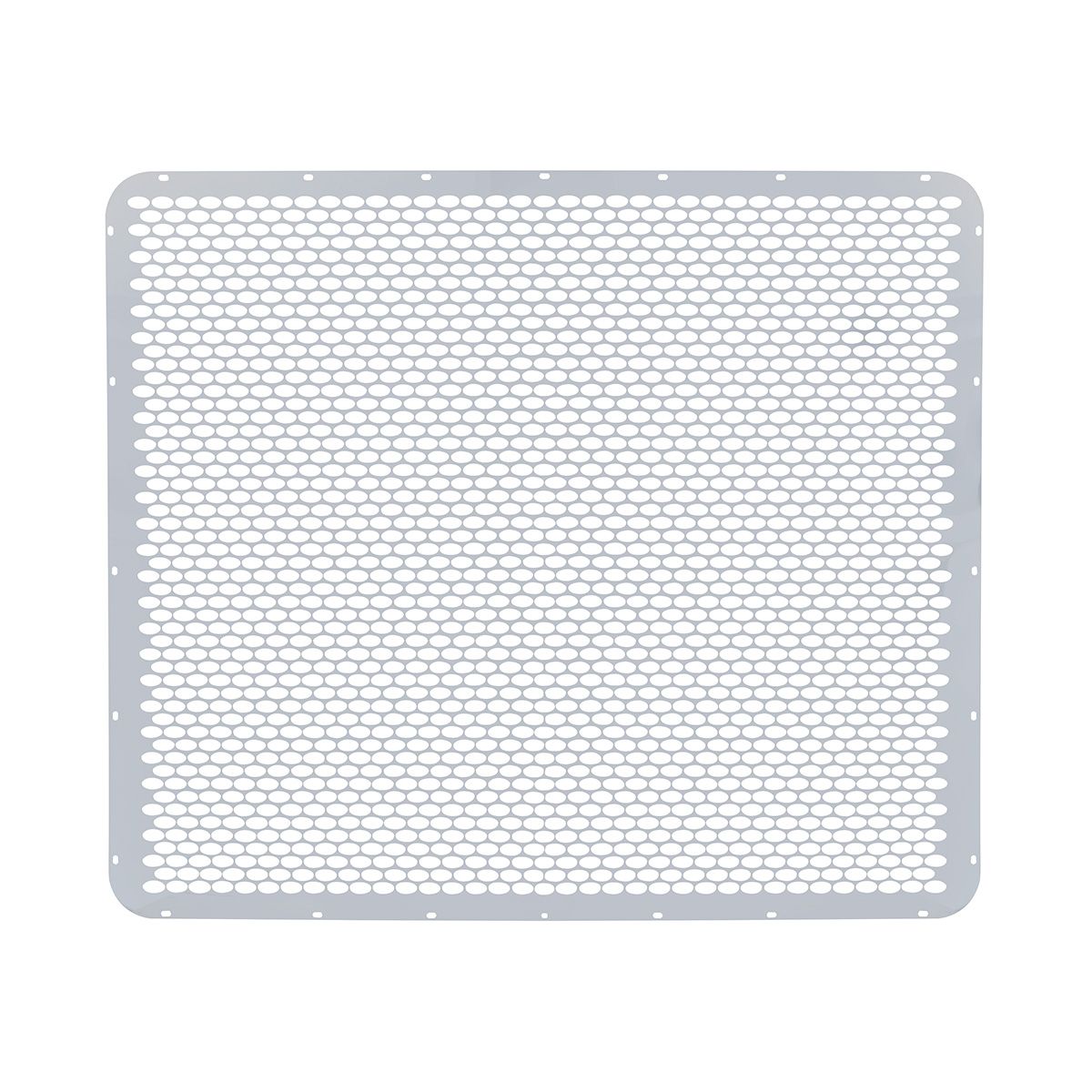 430 Stainless Grille Mesh For Peterbilt 379 With Extended Hood - Alternating Oval Holes