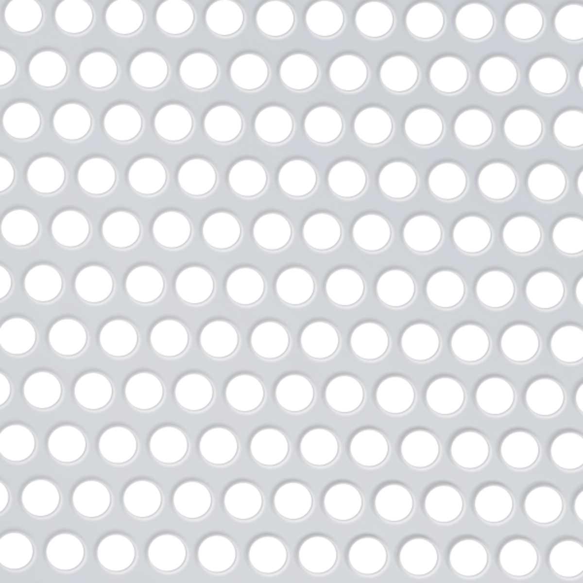 430 Stainless Grille Mesh For Peterbilt 379 With Extended Hood - Alternating Round Holes - Thumbnail 2