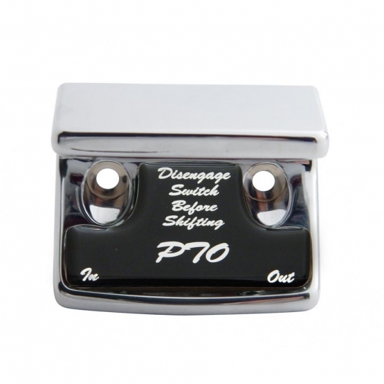 "PTO" Switch Guard With Black Sticker