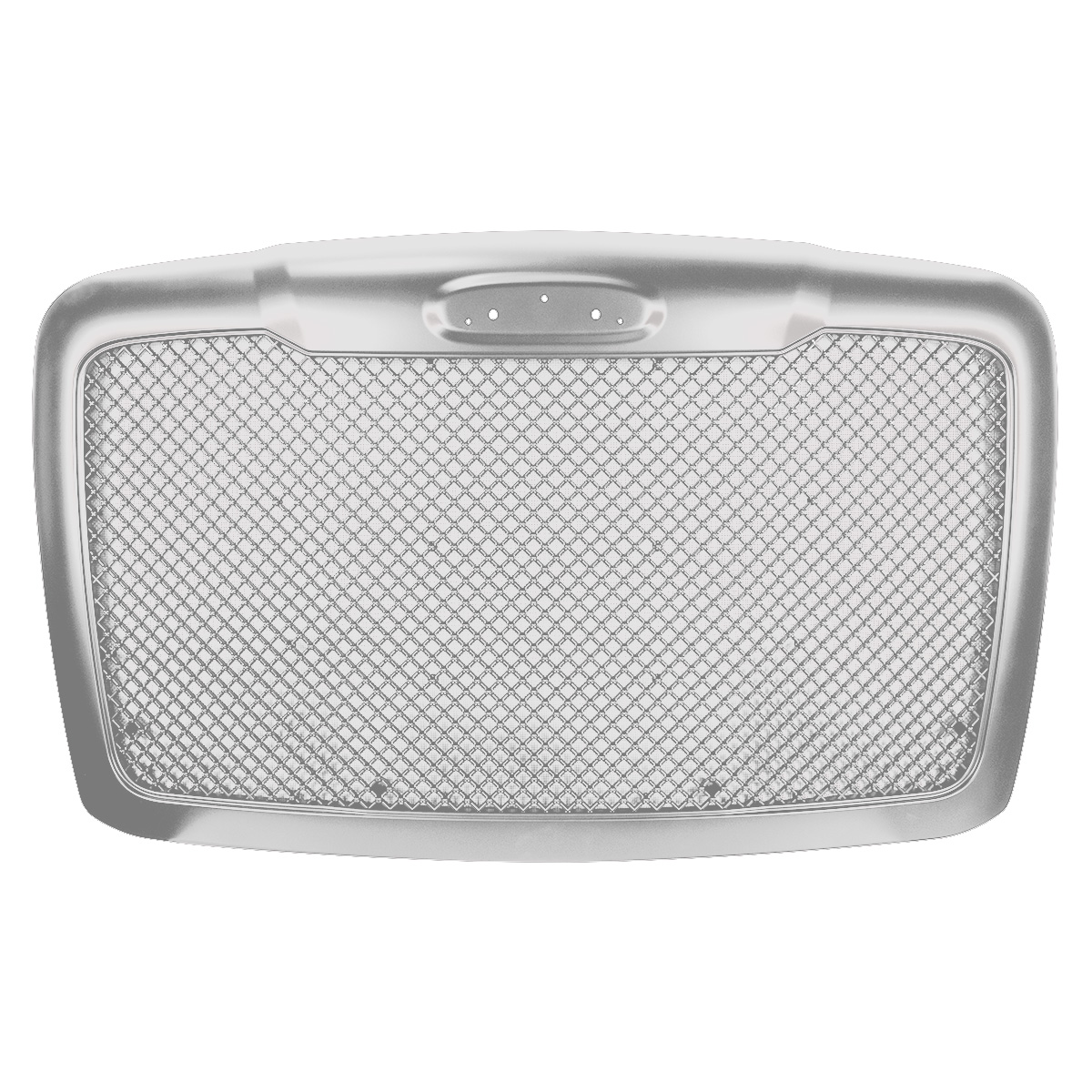 Mesh Chrome Grille With Bug Screen & Logo Mount For 2008-2017 Freightliner Cascadia - Thumbnail 2