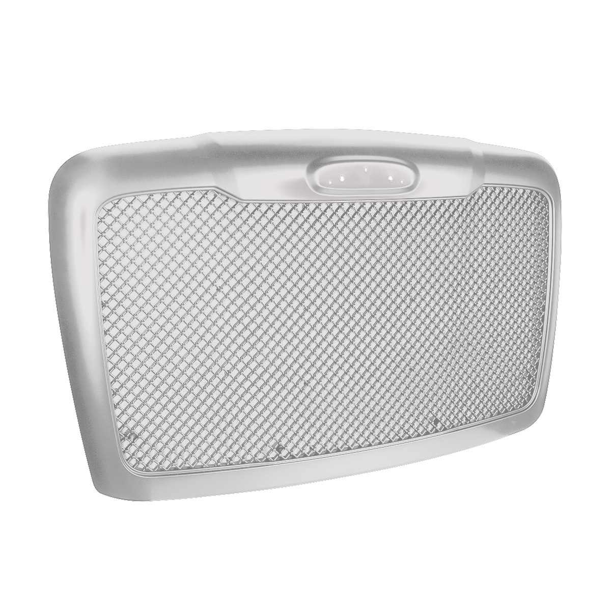 Mesh Chrome Grille With Bug Screen & Logo Mount For 2008-2017 Freightliner Cascadia - Thumbnail 3