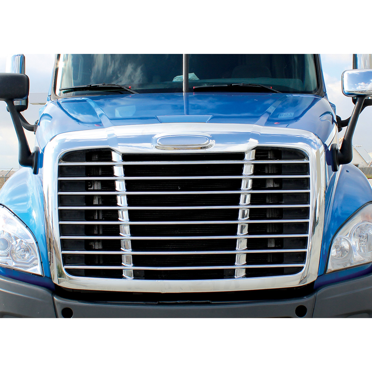 Chrome Freightliner Emblem Blank (Bulk) - Thumbnail 3