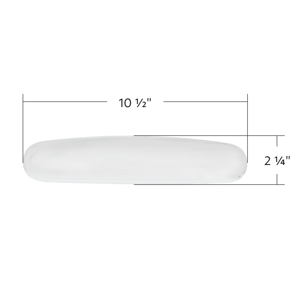 Chrome Freightliner Emblem Blank (Bulk) - Thumbnail 4