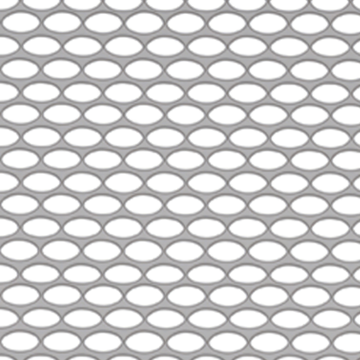 304 Stainless Grille Mesh For Peterbilt 379 With Short Hood - Alternating Oval Holes - Thumbnail 2