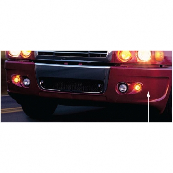 Bumper End Without Fog Light Hole For 2005-2010 Freightliner Century - Passenger - Thumbnail 2