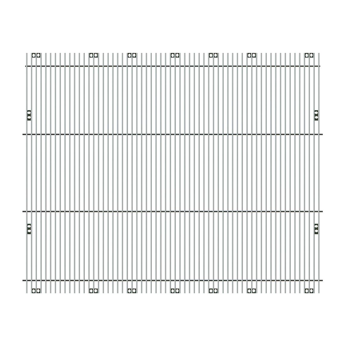 Aluminum Billet Style Grille Insert With Vertical Bars For Peterbilt 379 Extended Hood