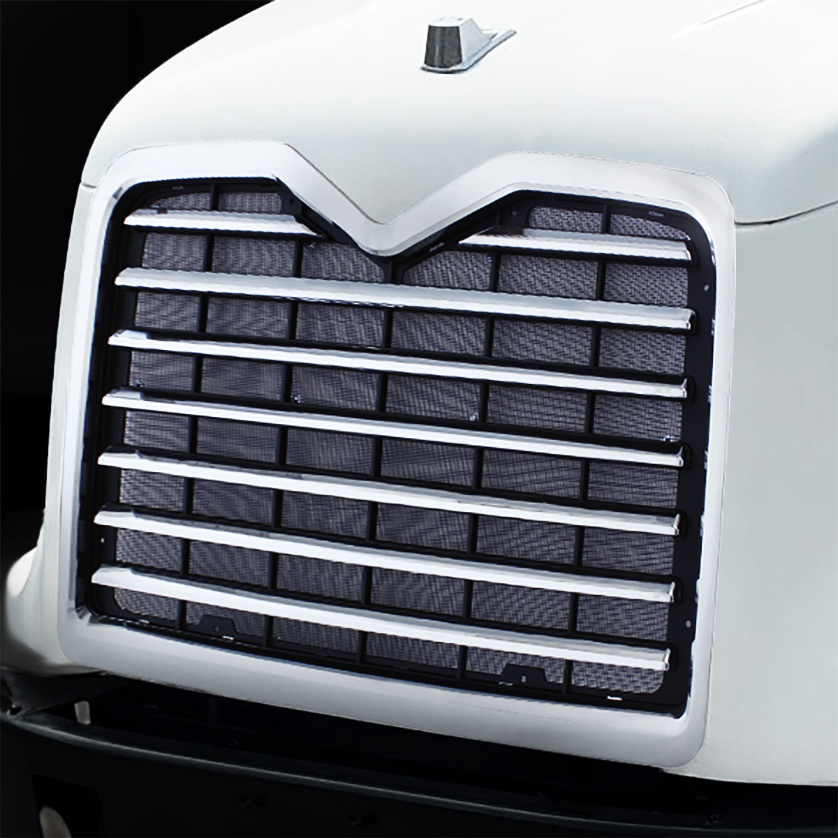 Chrome Grille With Bug Screen For Mack CX - Thumbnail 2