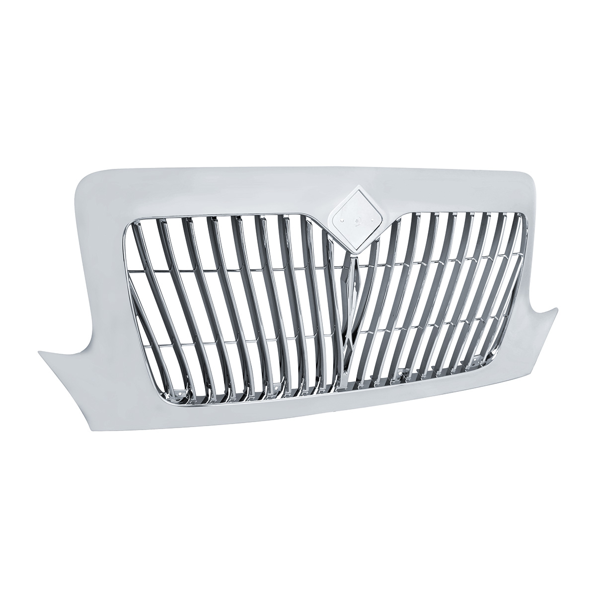Chrome Grille With Curved Grille Bars For 2002-2018 International Durastar