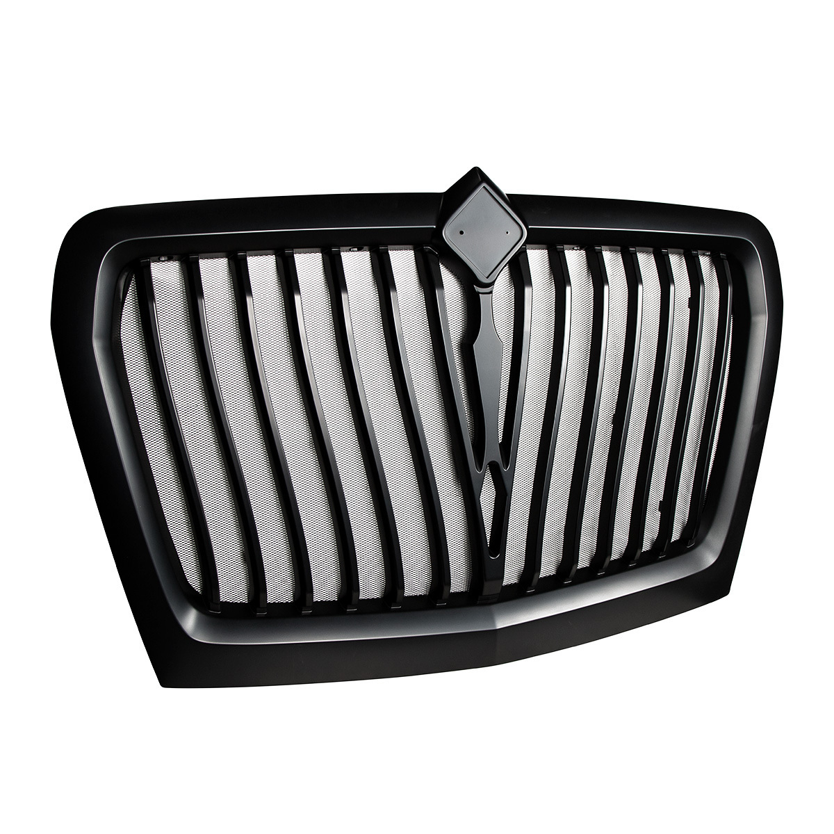 Black Curved Style Grille With Bug Screen For 2018-2025 International LT - Thumbnail 5