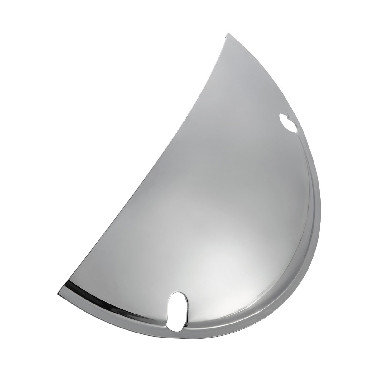 Stainless Steel Half-Moon Shield For 7" Headlight (Pair) - Thumbnail 3