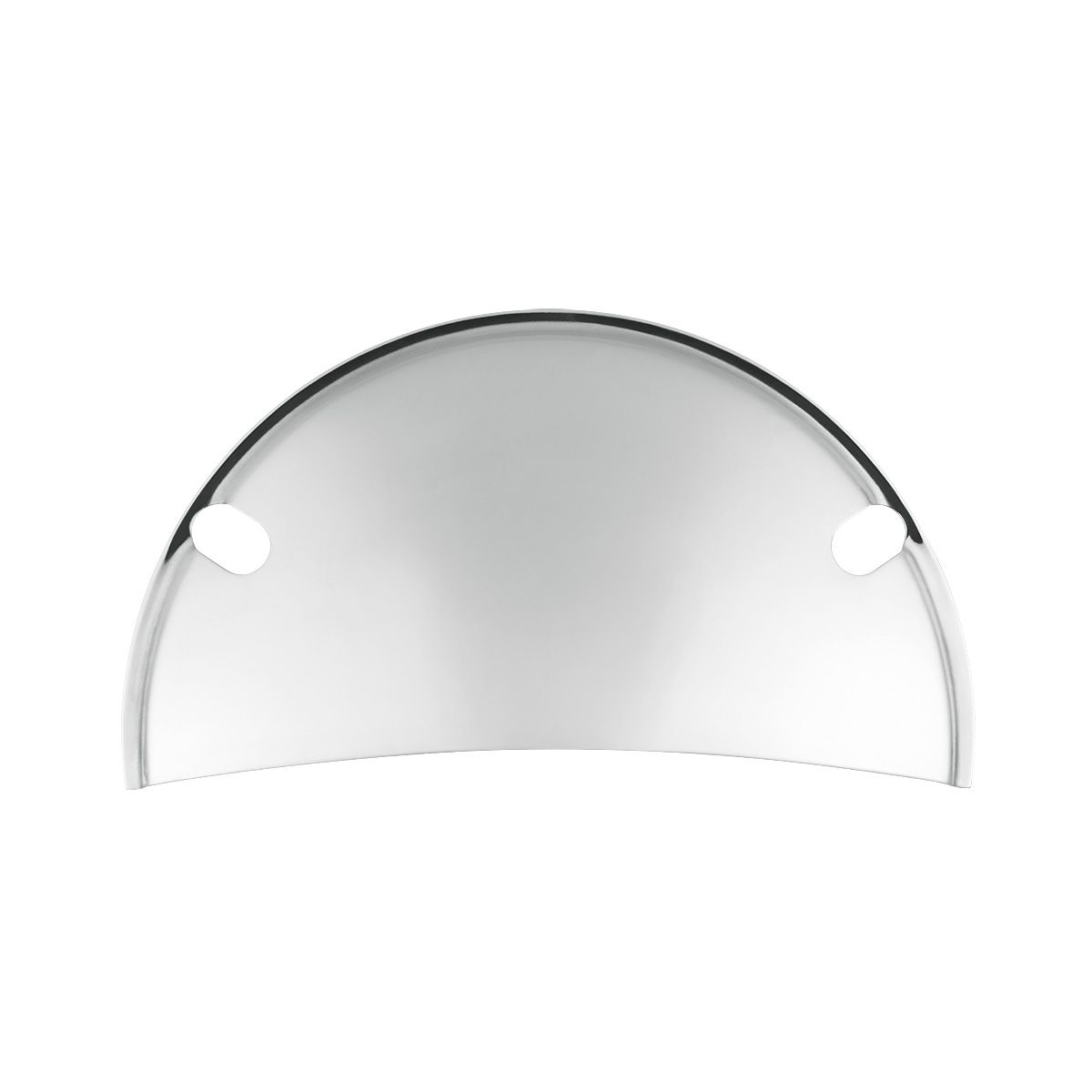 Stainless Steel Half-Moon Shield For 5-3/4" Headlight (Pair)