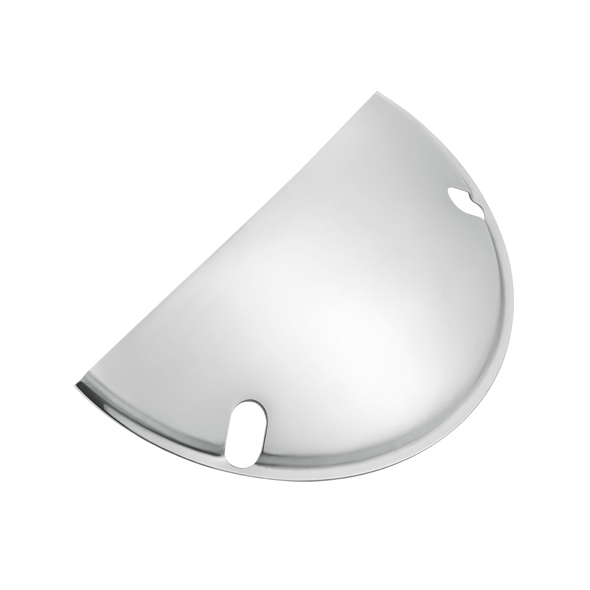 Stainless Steel Half-Moon Shield For 5-3/4" Headlight (Pair) - Thumbnail 3