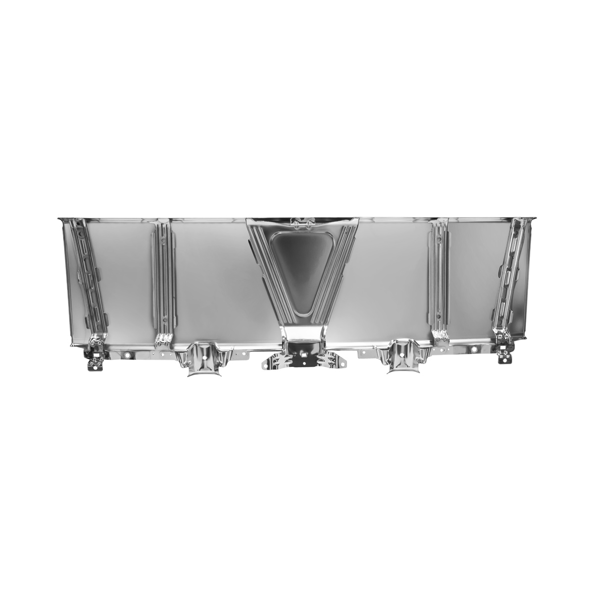 Steel Front Panel Assembly For 2008-2024 Isuzu NPR (ELF 400/500/600)-Chrome - Thumbnail 3