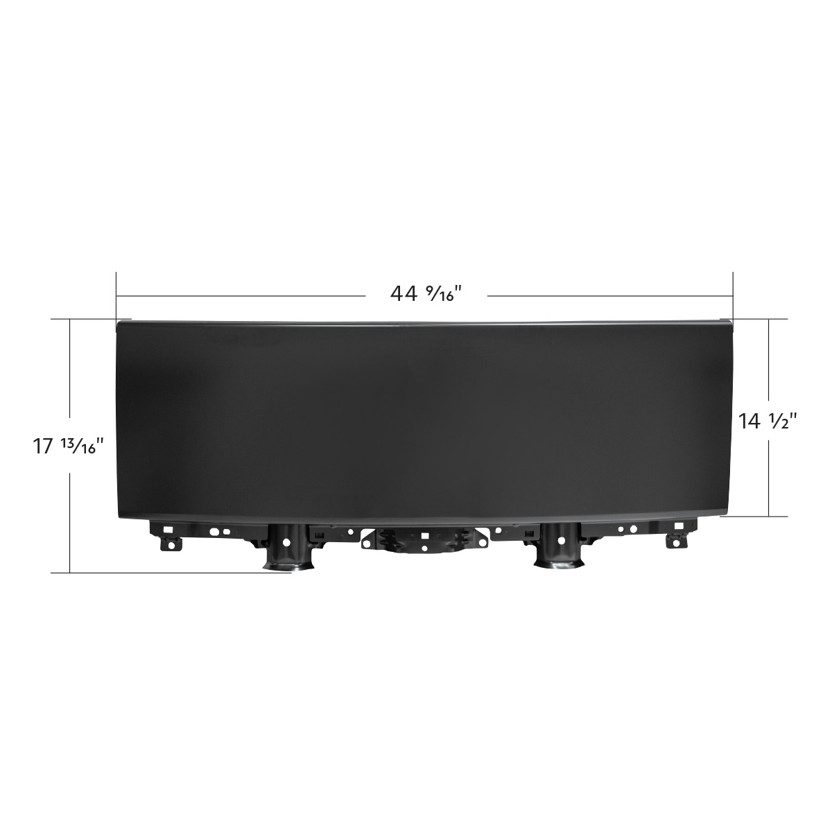 Steel Front Panel Assembly For 2008-2024 Isuzu NPR (ELF 200/300)-Black - Thumbnail 8