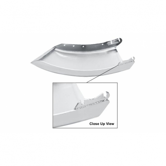 29.92" Chrome Bumper End For Freightliner M2 (106) - Passenger - Thumbnail 3