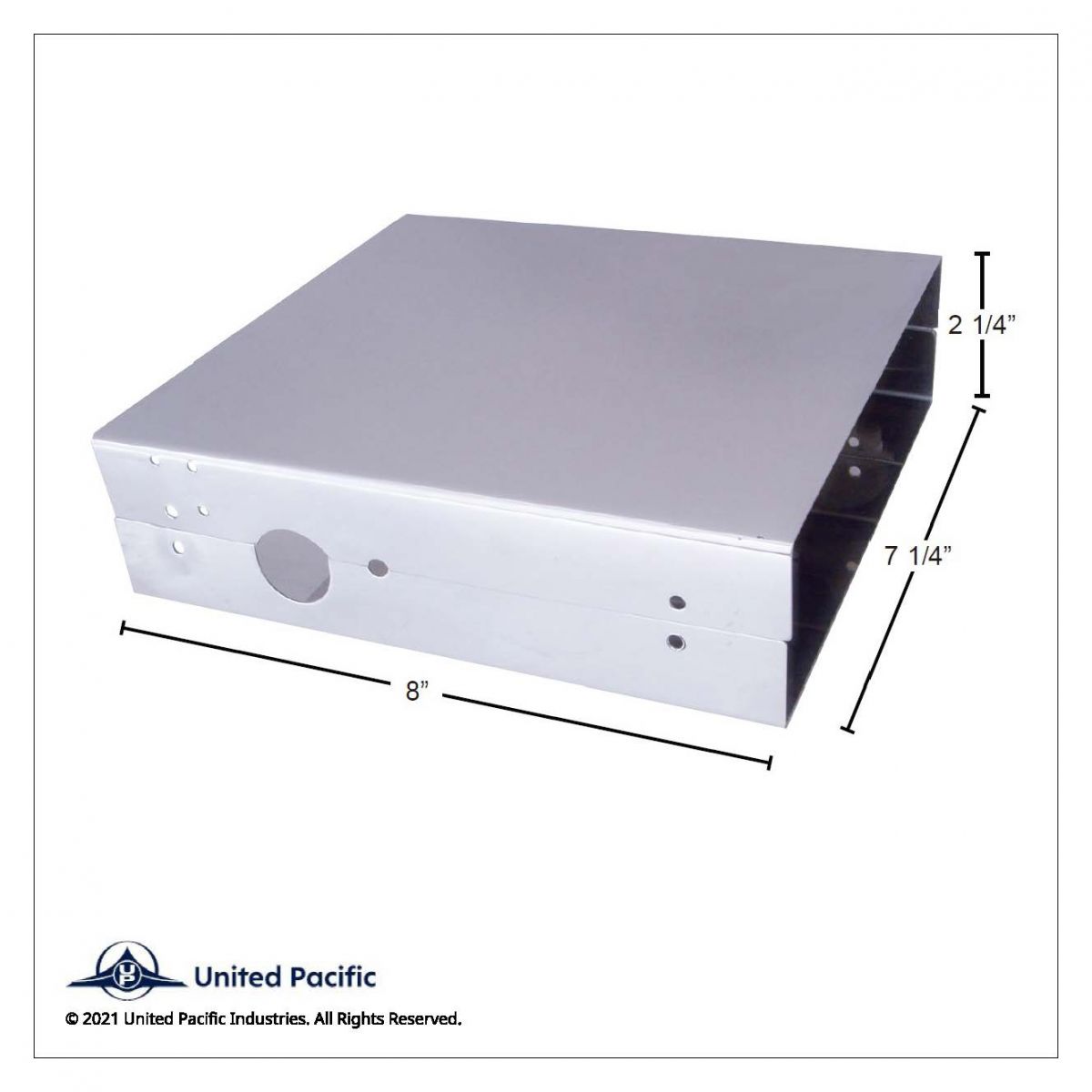 Stainless C.B. Case - Side Output - Thumbnail 2