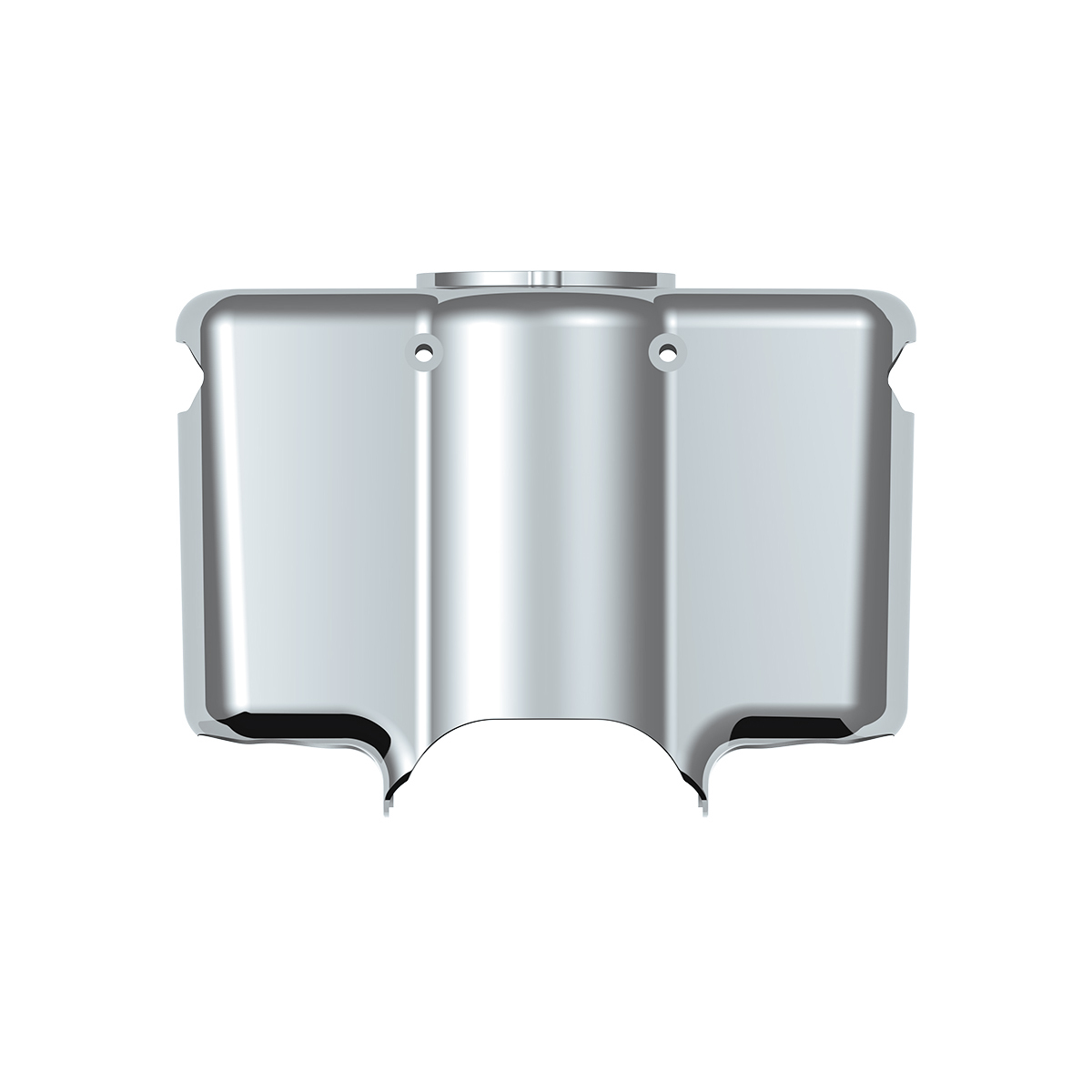 Chrome Plastic Upper Steering Column Cover For Peterbilt 379/378 (1998-2005), 335 (2005-2010), 330 (2000-2010) - Thumbnail 4