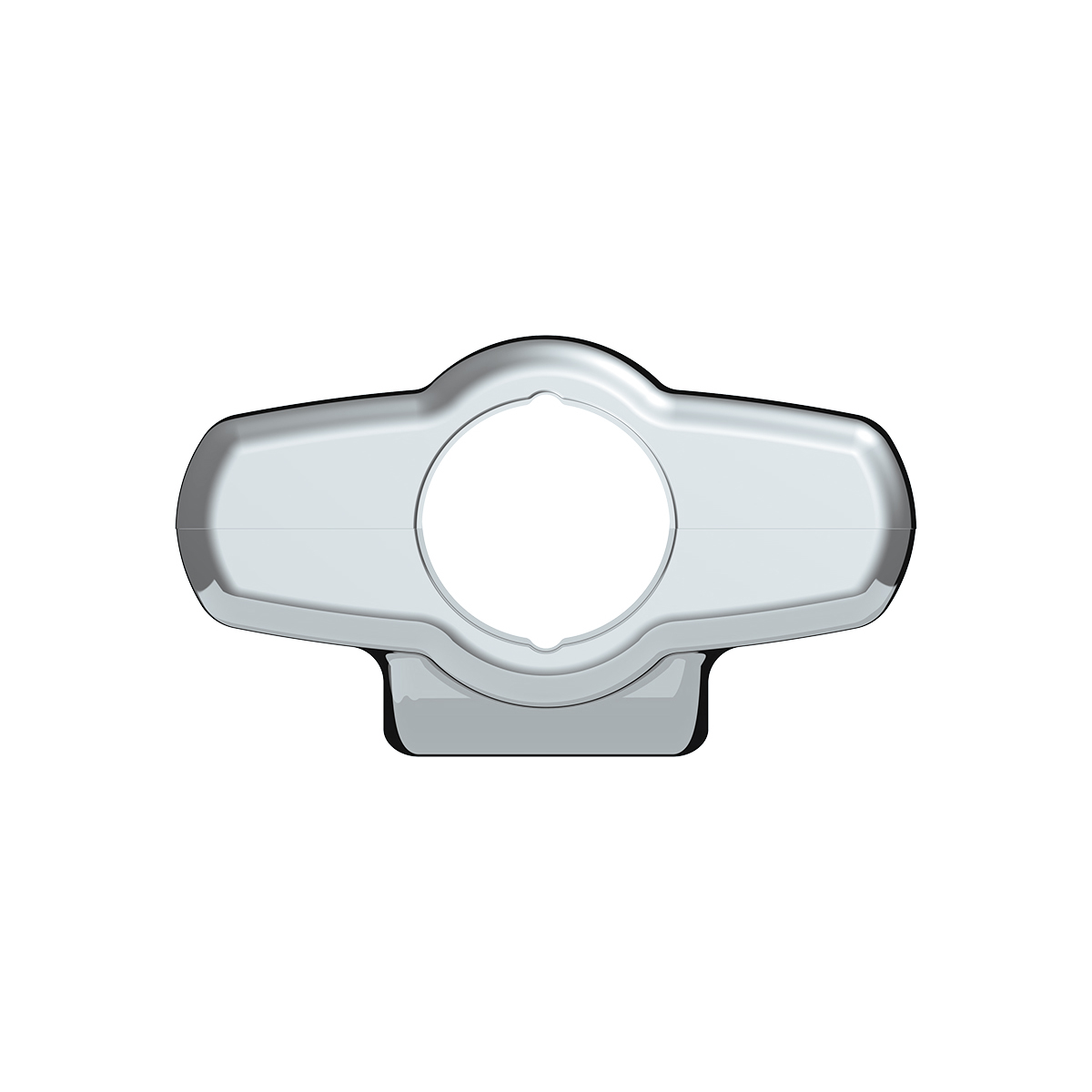 Chrome Plastic Upper Steering Column Cover For Peterbilt 379/378 (1998-2005), 335 (2005-2010), 330 (2000-2010) - Thumbnail 6