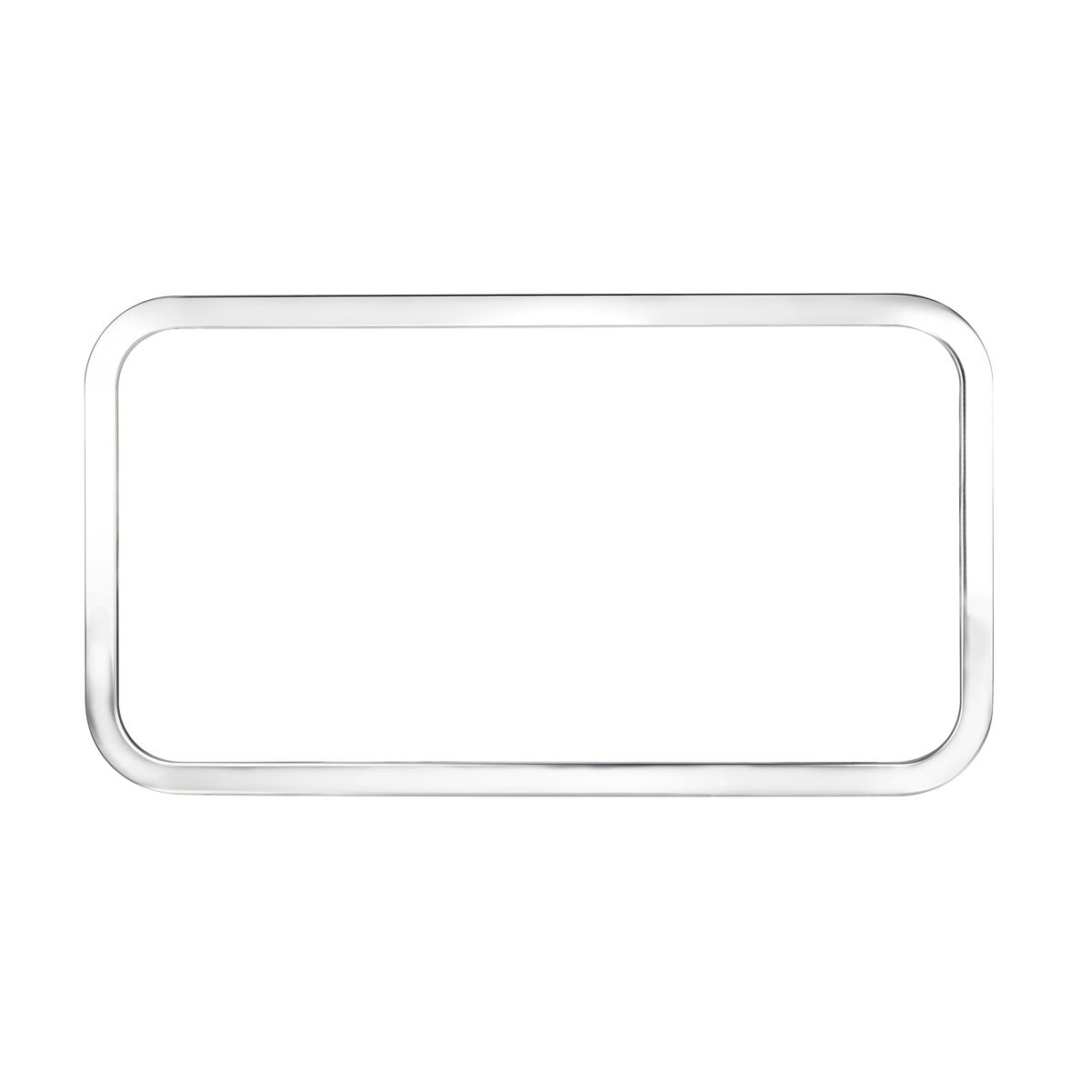 Peterbilt Stainless Rear Sleeper Window Trim (Bulk)