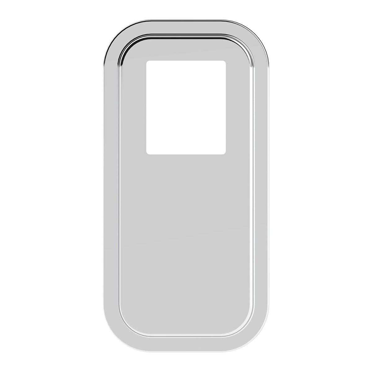 Peterbilt Stainless Steel Shift Plate Cover - Extended Hood - Thumbnail 5