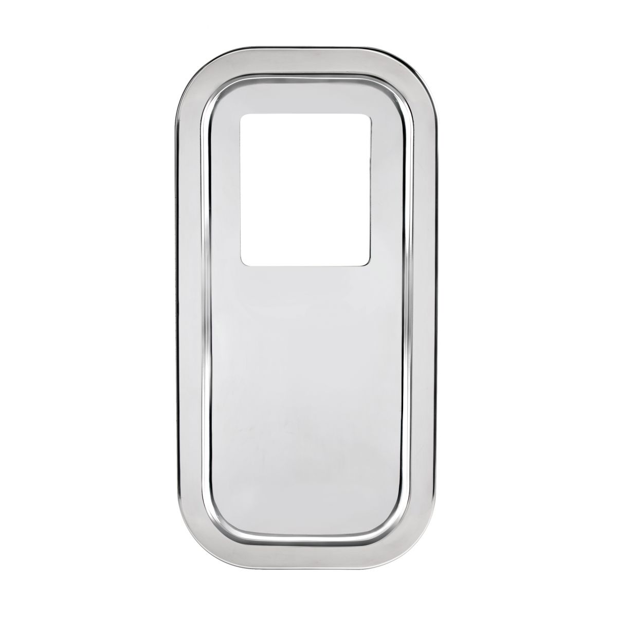 Peterbilt Stainless Steel Shift Plate Cover - Extended Hood (Bulk)