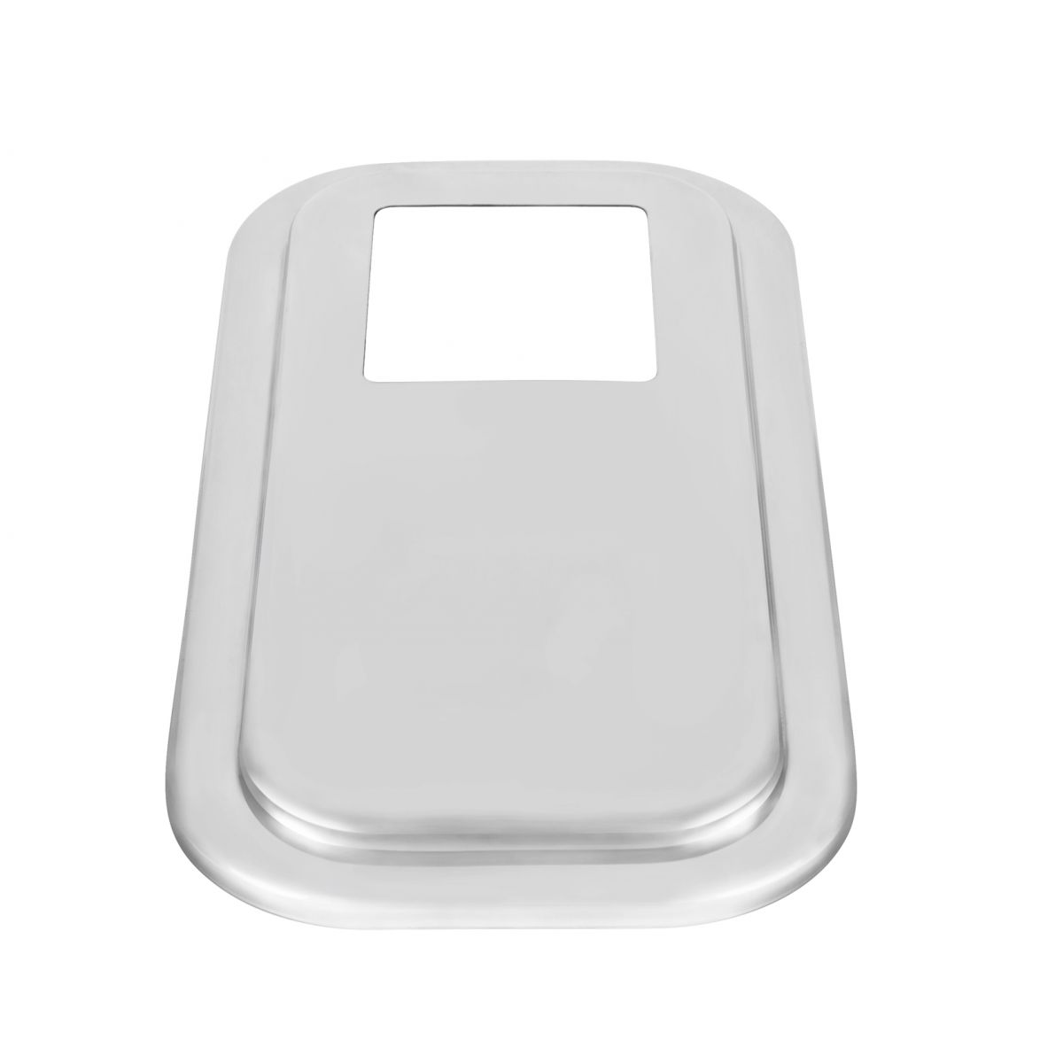 Peterbilt Stainless Steel Shift Plate Cover - Extended Hood (Bulk) - Thumbnail 2