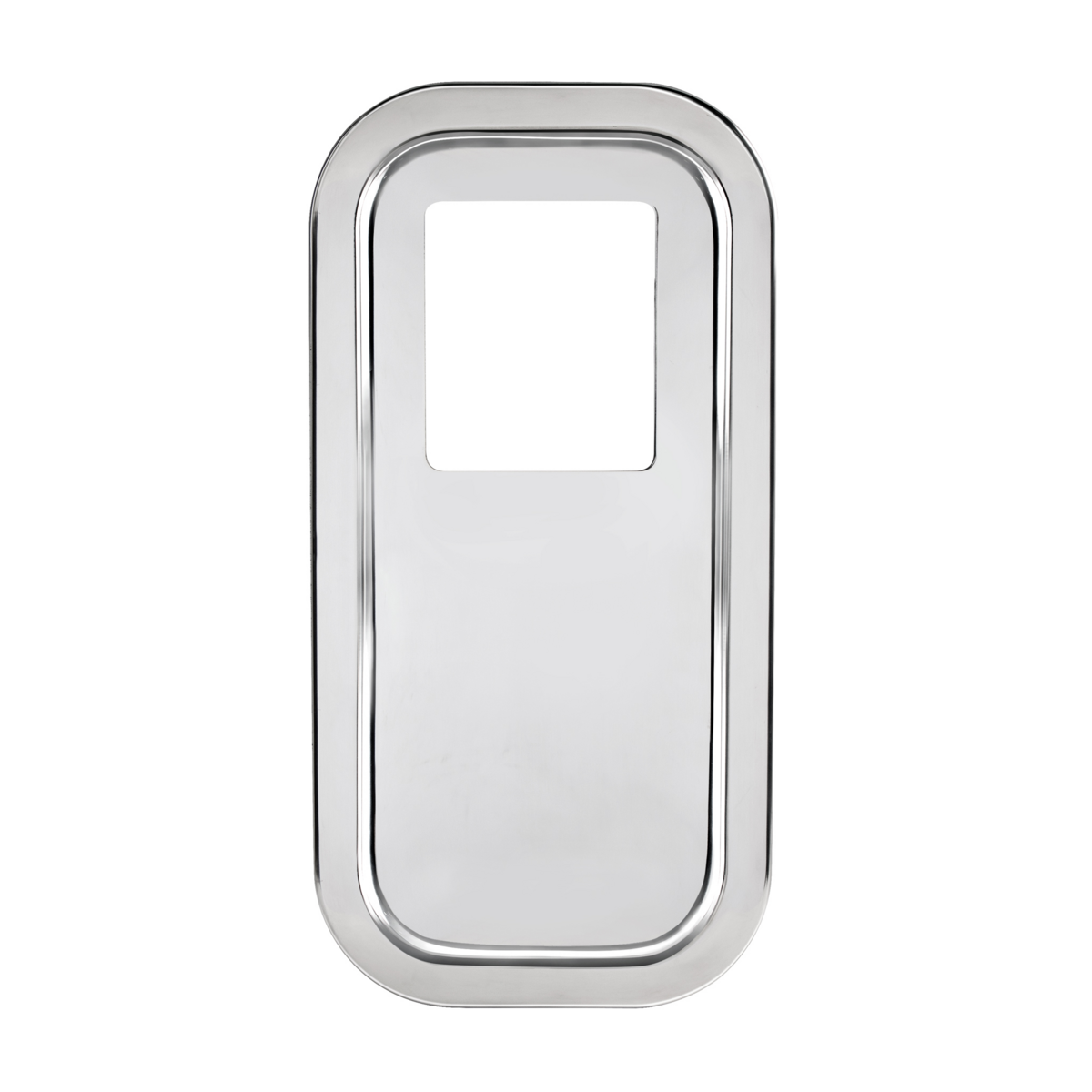 Peterbilt Stainless Steel Shift Plate Cover - Extended Hood (Bulk) - Thumbnail 4