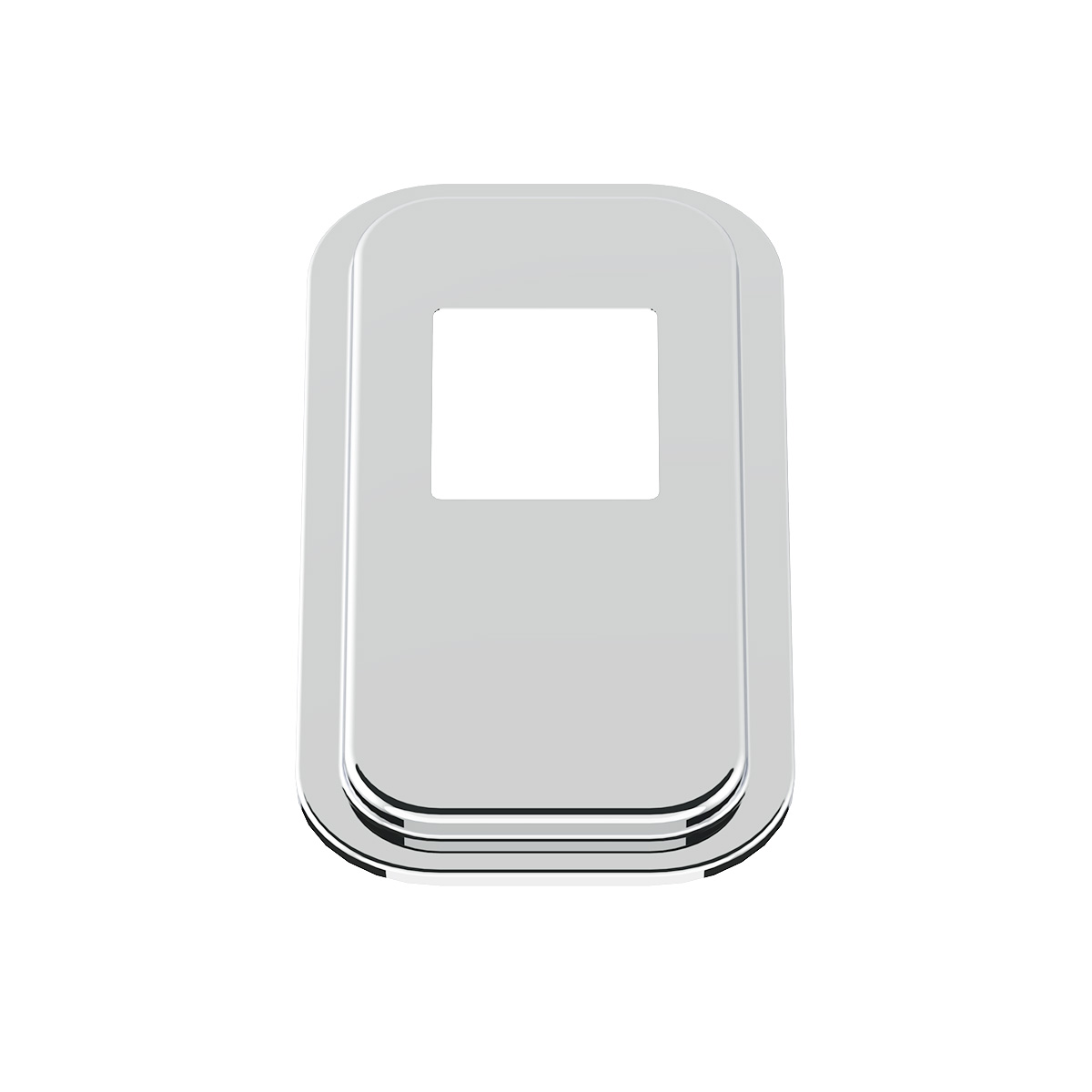 Peterbilt Stainless Steel Shift Plate Cover - 5-3/4" x 4-3/4" Opening - Thumbnail 2