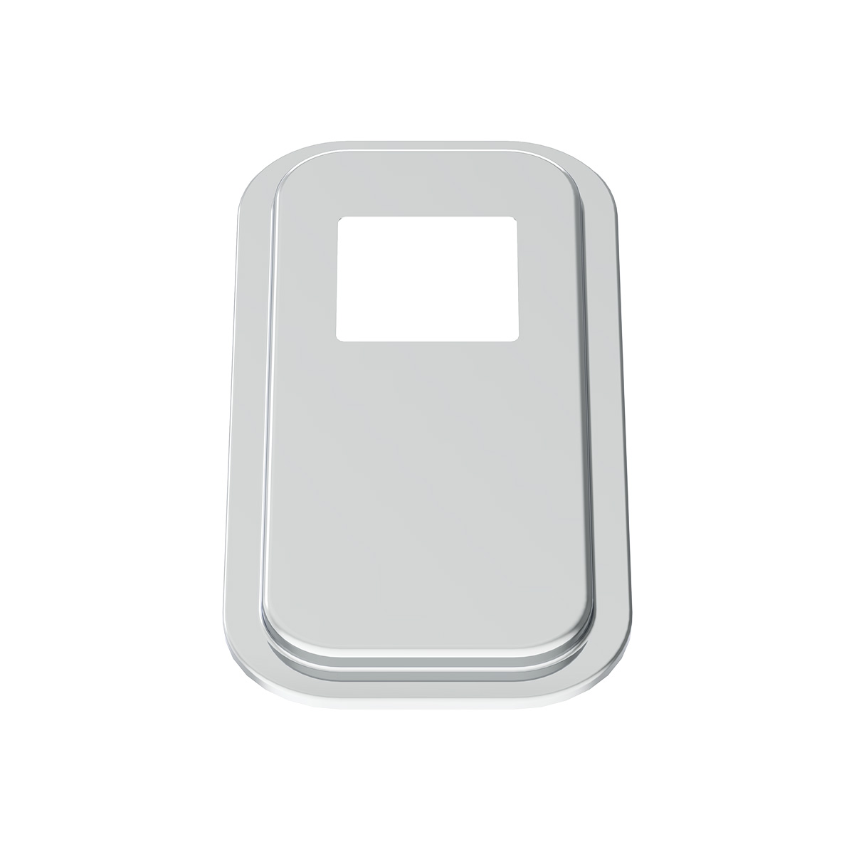 Peterbilt Stainless Steel Shift Plate Cover - 4-3/4" x 4-3/4" Opening - Thumbnail 2