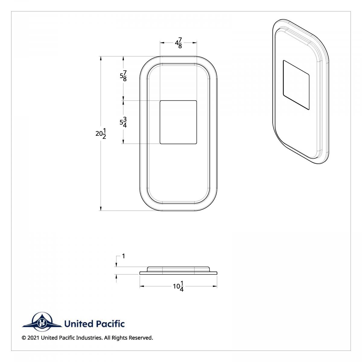 2005+ Peterbilt Stainless Shift Plate Cover - Thumbnail 4