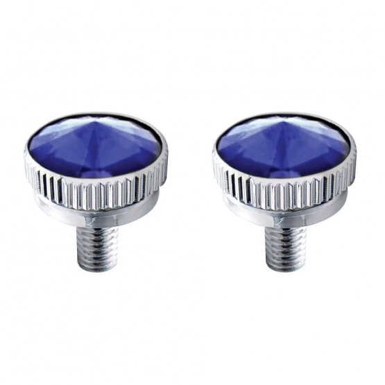 6mm CB Mounting Bolt With Blue Crystal (2-Pack)
