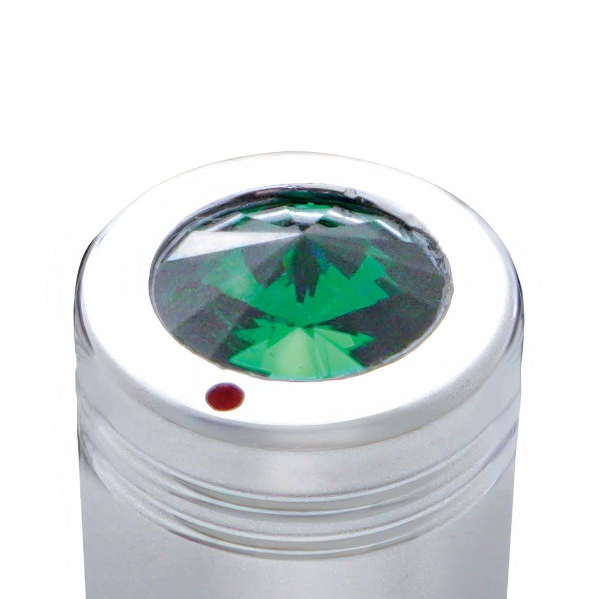 CB Knob With Green Crystal (2-Pack) - Thumbnail 3