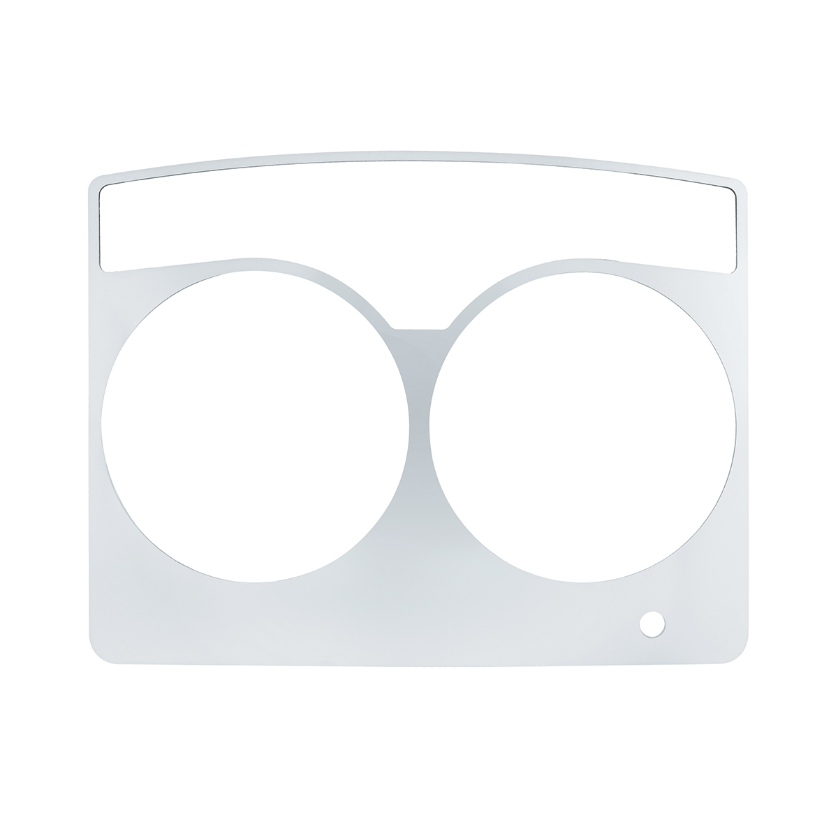 Stainless Speed/Tachometer Dash Panel Trim For 2006+ Kenworth W900, T800, & C500