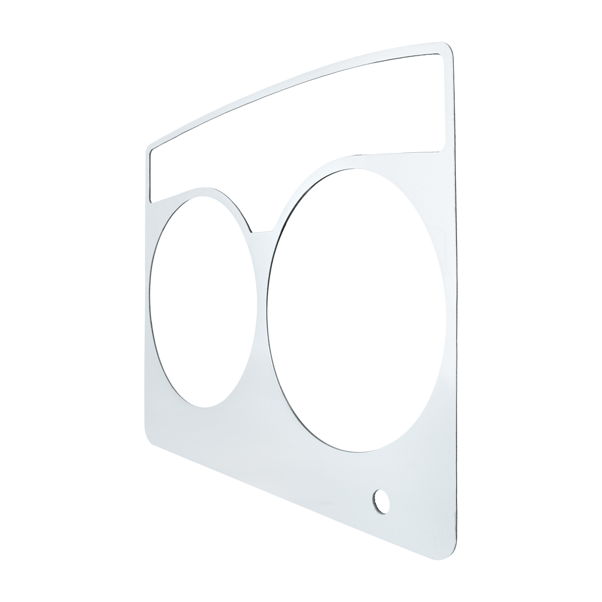 Stainless Speed/Tachometer Dash Panel Trim For 2006+ Kenworth W900, T800, & C500 - Thumbnail 3