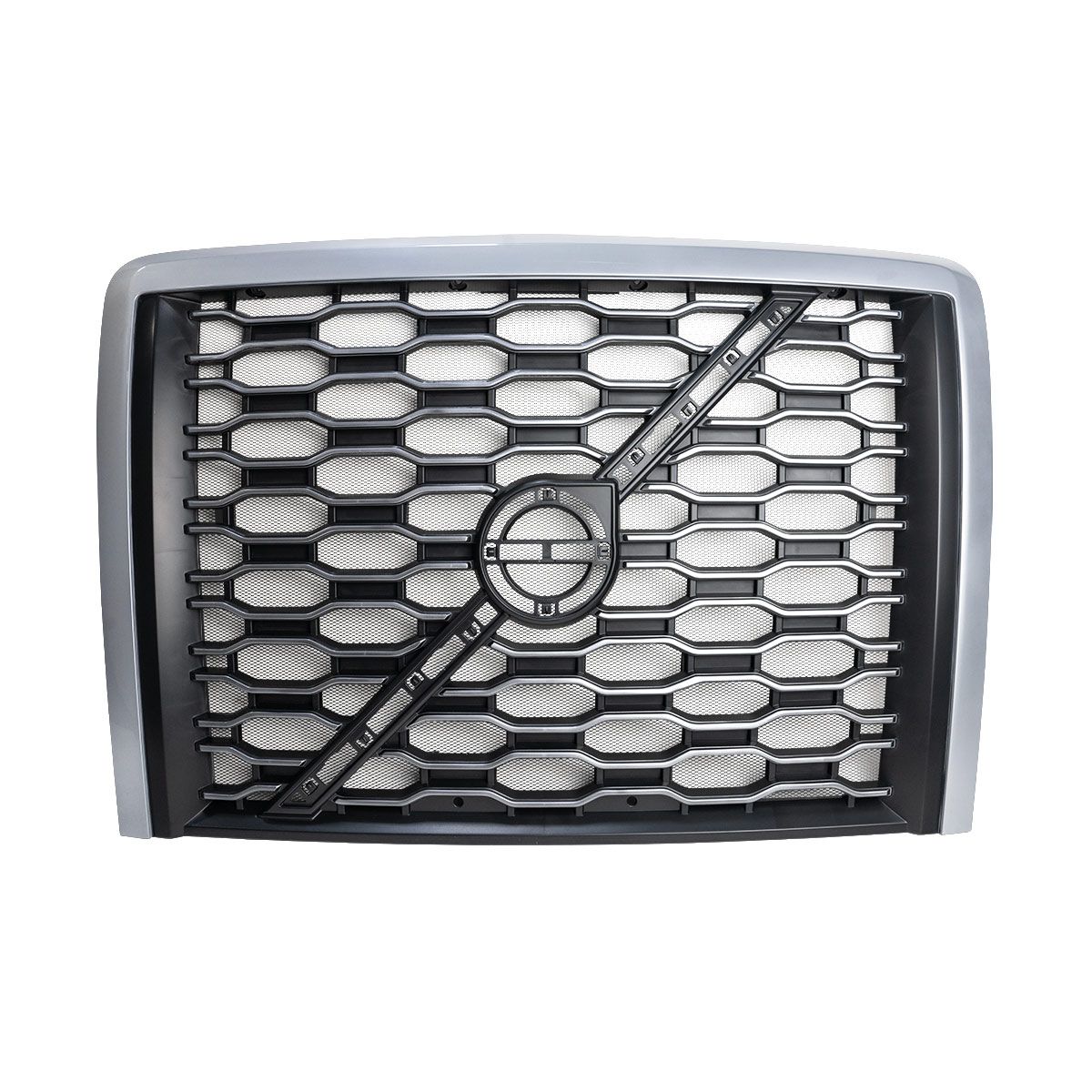 Grille With Bug Screen For 2018-2024 Volvo VNL-Silver