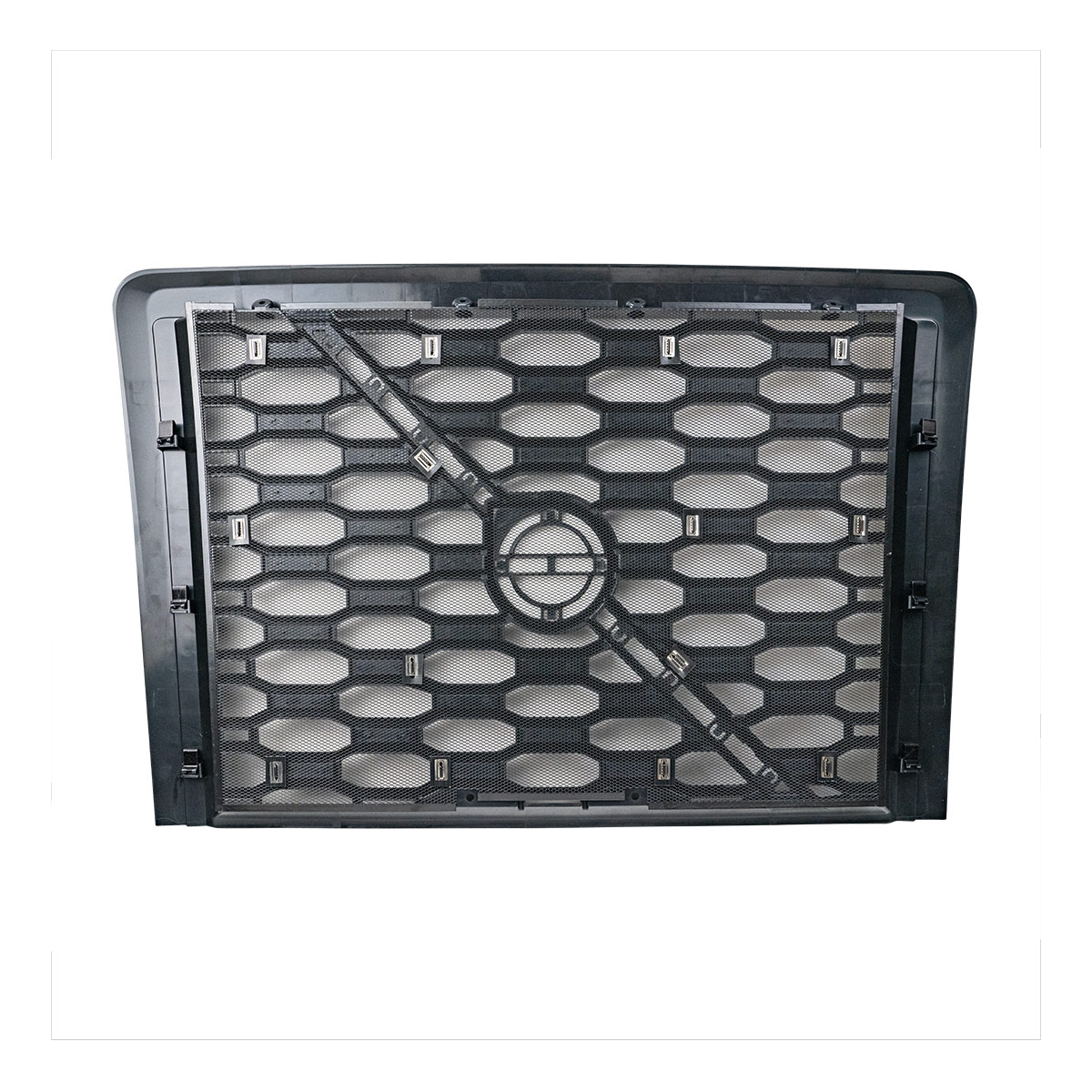 Grille With Bug Screen For 2018-2024 Volvo VNL-Silver - Thumbnail 3