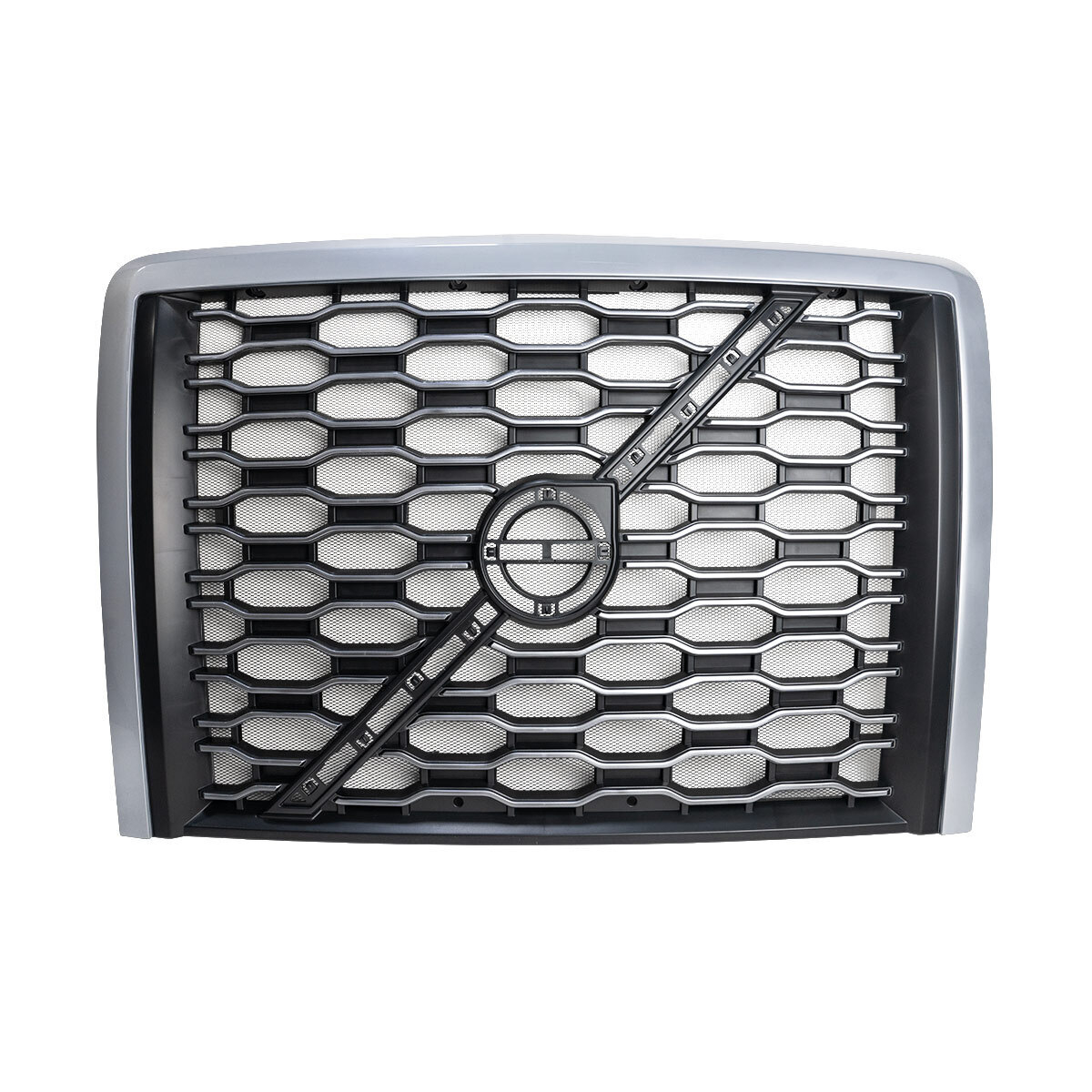 Grille With Bug Screen For 2018-2024 Volvo VNL-Silver - Thumbnail 10