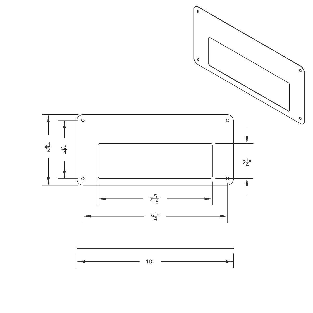 Stainless Steel Cobra 29 CB Radio Face Plate For Freightliner - Thumbnail 2