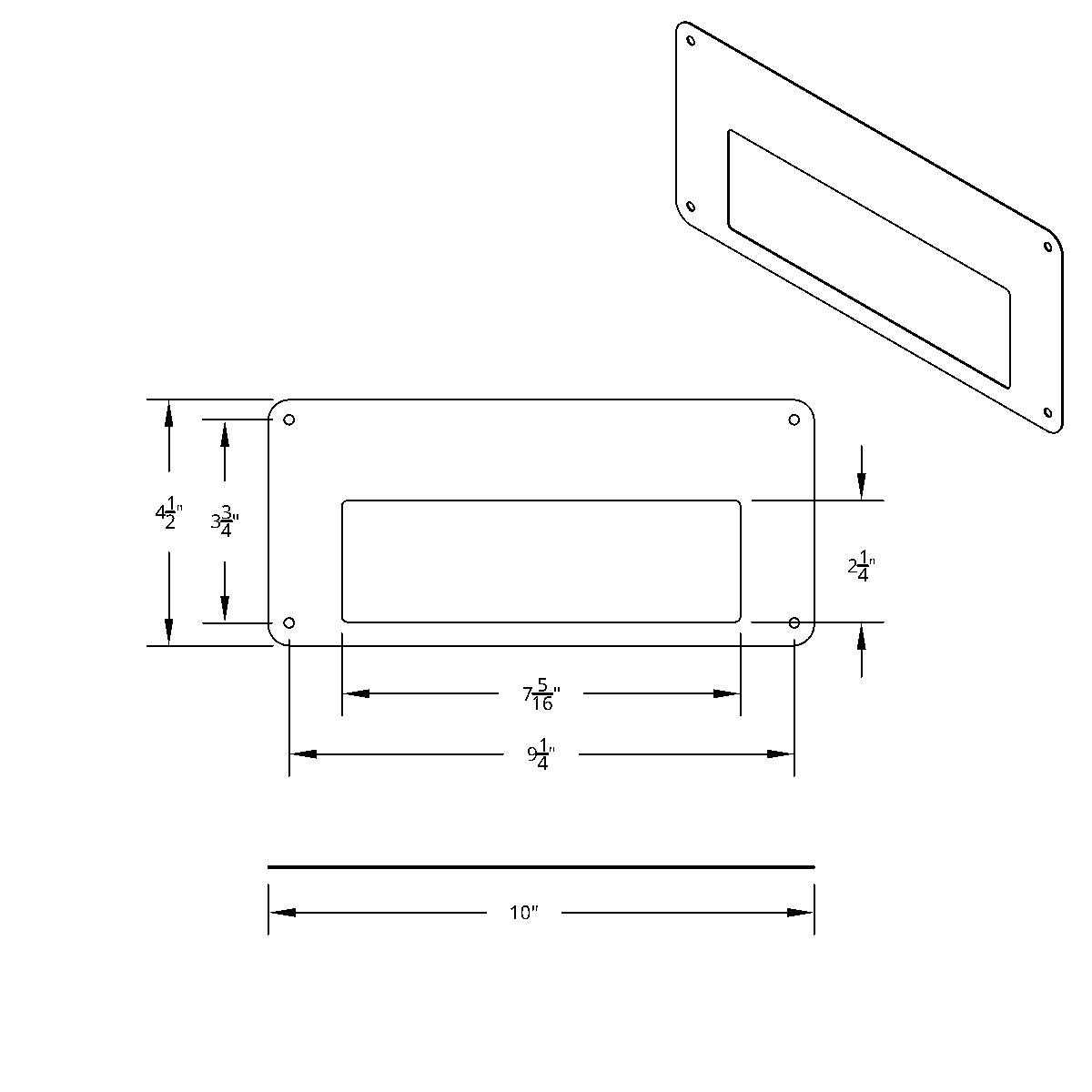 Stainless Steel Cobra 29 CB Radio Face Plate For Freightliner (Bulk) - Thumbnail 2