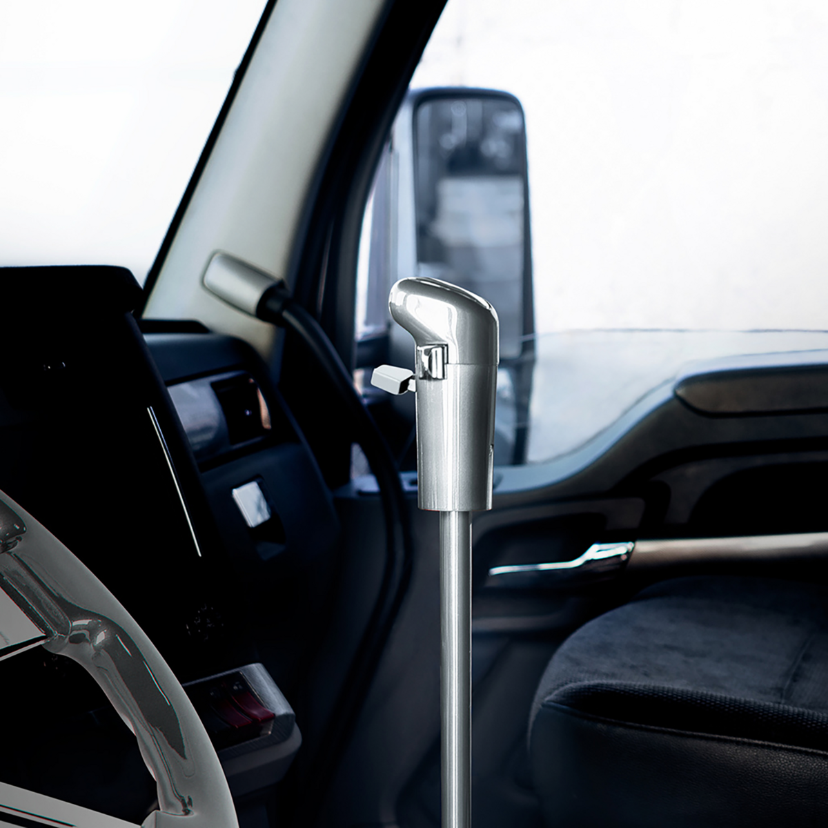 6" Shifter Shaft Extension - Liquid Silver - Thumbnail 4