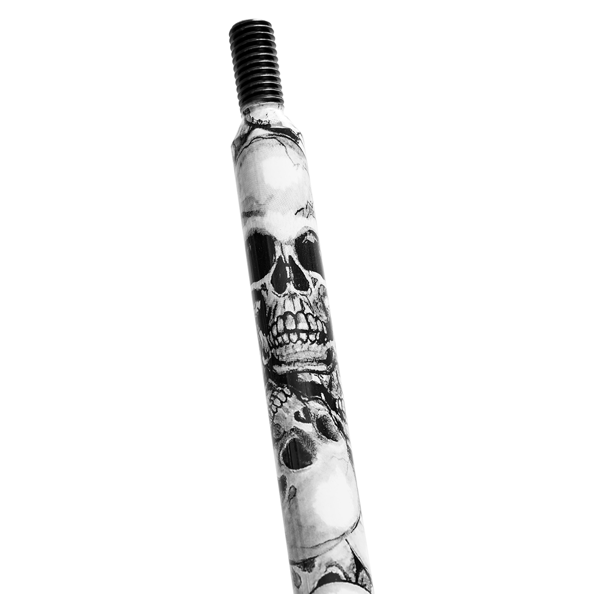 6" Skull Pattern Shifter Shaft Extension - Thumbnail 2